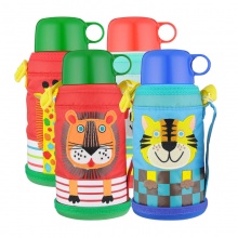 虎牌 MBJ-C06C 儿童保温杯 小狮子/长颈鹿/小熊猫/小老虎  600mL