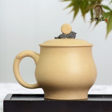 宜兴紫砂杯09627 竹叶杯 390ml