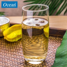 Ocean进口透明耐热艾弗利直身玻璃杯370ml六只套装