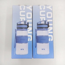 晨光防滑随手杯弹扣便携水杯户外运动茶杯子 350ML小号ARC92580 颜色随机