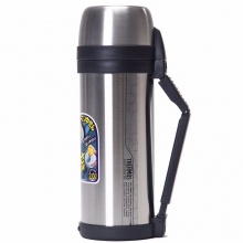 膳魔师真空不锈钢保温瓶水壶FDH-2005 2.0L保温桶 不锈钢色/蓝色