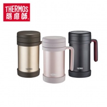 膳魔师高真空不锈钢保温杯带茶漏办公保温杯TCMF-501 500ML 黑色/金色/浅粉银