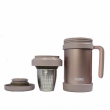 膳魔师高真空不锈钢保温杯带茶漏办公保温杯TCMF-501 500ML 黑色/金色/浅粉银