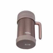 膳魔师高真空不锈钢保温杯带茶漏办公保温杯TCMF-501 500ML 黑色/金色/浅粉银