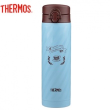 膳魔师 JNF-500 304不锈钢真空保温杯 黑色/白色 500mL