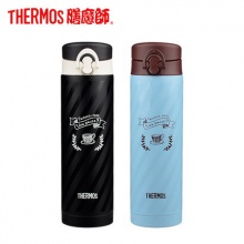 膳魔师 JNF-500 304不锈钢真空保温杯 黑色/白色 500mL