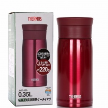 THERMOS/膳魔师不锈钢保温杯保冷杯 车载杯JMZ-350（350ML）黑色/浅银红/红色