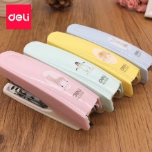 得力订书机0246 12页 混色随机 24个/盒
