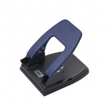 晨光双孔打孔机ABS92648蓝色打纸厚度30张 孔距80mm，孔径5.5mm
