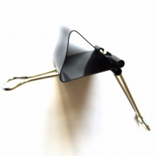 齐心黑色长尾夹B3626 2# 41mm 夹纸190页 24个/筒 36筒/件