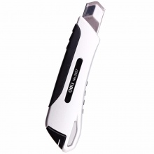 得力美工刀2057 18mm 12把/盒 银色