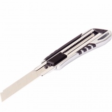 得力美工刀2057 18mm 12把/盒 银色