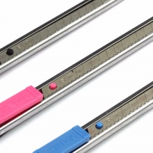 晨光小号金属美工刀ASS91314 9mm 颜色随机 24把/盒