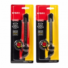 晨光大号美工刀ASS91464旋钮锁定18mm 颜色随机 12把/盒