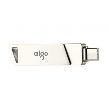 爱国者 优盘\U盘U350 64G Type-c接口手机双用 USB3.0 银色