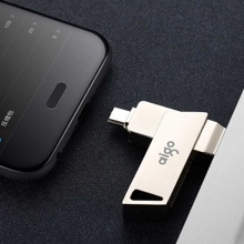爱国者 优盘\U盘U350 128G Type-c接口手机双用 USB3.0 银色