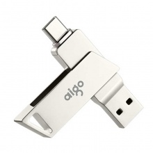 爱国者 优盘\U盘U350 128G Type-c接口手机双用 USB3.0 银色