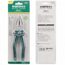 Sata/世达双色柄钢丝钳 7寸70302A