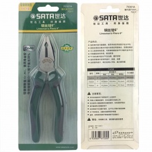 Sata/世达双色柄钢丝钳 6寸70301A