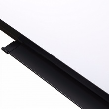 得力双面白板33371-H型架600*900mm(黑)