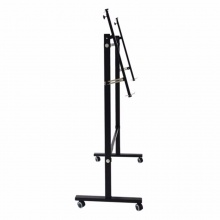 得力可调式白板架7830 120-240cm (黑)
