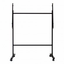 得力可调式白板架7830 120-240cm (黑)