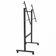 得力商务可伸缩白板架7880 120-240cm(浅灰)