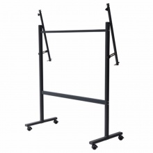 得力商务可伸缩白板架7880 120-240cm(浅灰)