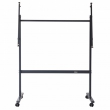得力商务可伸缩白板架7880 120-240cm(浅灰)