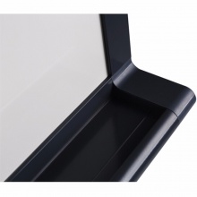 得力高档商务白板7888含H支架 1500*900mm(深灰)