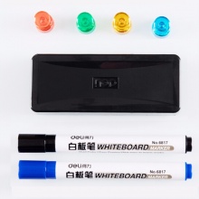 得力玻璃白板8736 900*1200mm钢化玻璃(白色)