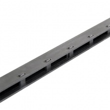 得力3825 10孔装订夹条300*5mm(黑/蓝色)(100支/盒)