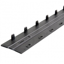 得力3825 10孔装订夹条300*5mm(黑/蓝色)(100支/盒)