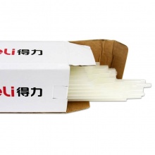 得力装订铆管3844 Φ5.8×500mm(透明)(100支/盒)