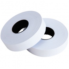 得力标价纸3209 23×16mm×700张/卷(白)(10卷/筒)适用于得力7505标价机及大部分双排标价机