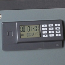 得力电子密码保险箱3622(黑)350*430*340mm（350mm含底座高度） 保险柜/保密柜/保险箱