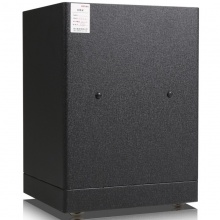 得力电子密码保险箱4042(黑色/浅棕)H450xW380xD340mm（H不含底座和脚轮） 保险柜/保密柜/保险箱