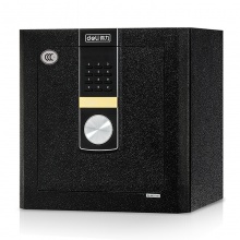 得力电子密码保险箱4048(黑色)380*380*340mm 保险柜/保密柜/保险箱