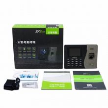中控指纹考勤机云智PT600--广域网异地联网（云智P2P、TCP/IP通讯）； 2.8寸彩屏；支持U盘高速上传下载