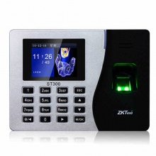 中控指纹考勤机ST300指纹容量2000枚、记录8万条、通讯方式TCP/IP、U盘下载