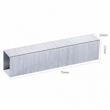 得力厚层订书钉0017 23/17 120页/70g (1000枚/盒) 5盒/包