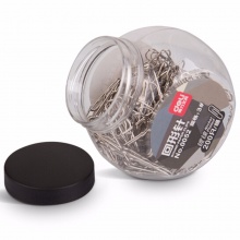 得力回形针0052 3#银色 200只/桶 24桶/件
