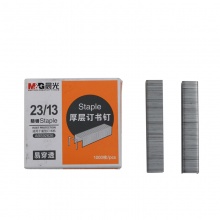 晨光厚层订书钉ABS92626 23/13 80-100页 1000枚/盒 5盒/包