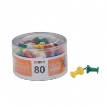 晨光办公用彩色工字钉ABS92606 PVC筒装 80枚/筒