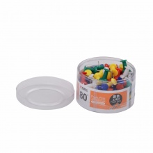 晨光办公用彩色工字钉ABS92606 PVC筒装 80枚/筒
