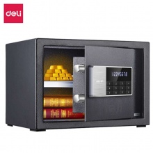 得力电子密码保管箱92619(白)43*33*33cm密码+钥匙 保险柜/保密柜/保险箱