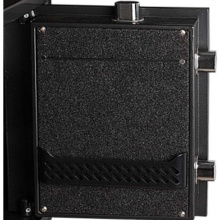 齐心钢七连电子密码双层保管箱BGX-M/D-78SI 棕色780*430*380mm 保险柜/保密柜/保险箱