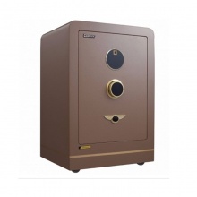齐心御尊系列CCC保险箱FDG-A1/D-60ZW摩卡棕600*400*350mm密码+钥匙 保险柜/保密柜/保险箱