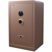 齐心御尊系列CCC保险箱FDG-A1/D-75ZW摩卡棕750*450*400mm密码+钥匙 保险柜/保密柜/保险箱