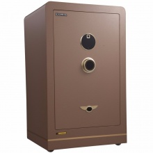 齐心御尊系列CCC保险箱FDG-A1/D-75ZW摩卡棕750*450*400mm密码+钥匙 保险柜/保密柜/保险箱